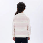 Casual Striped Sweatshirt for Girls Image