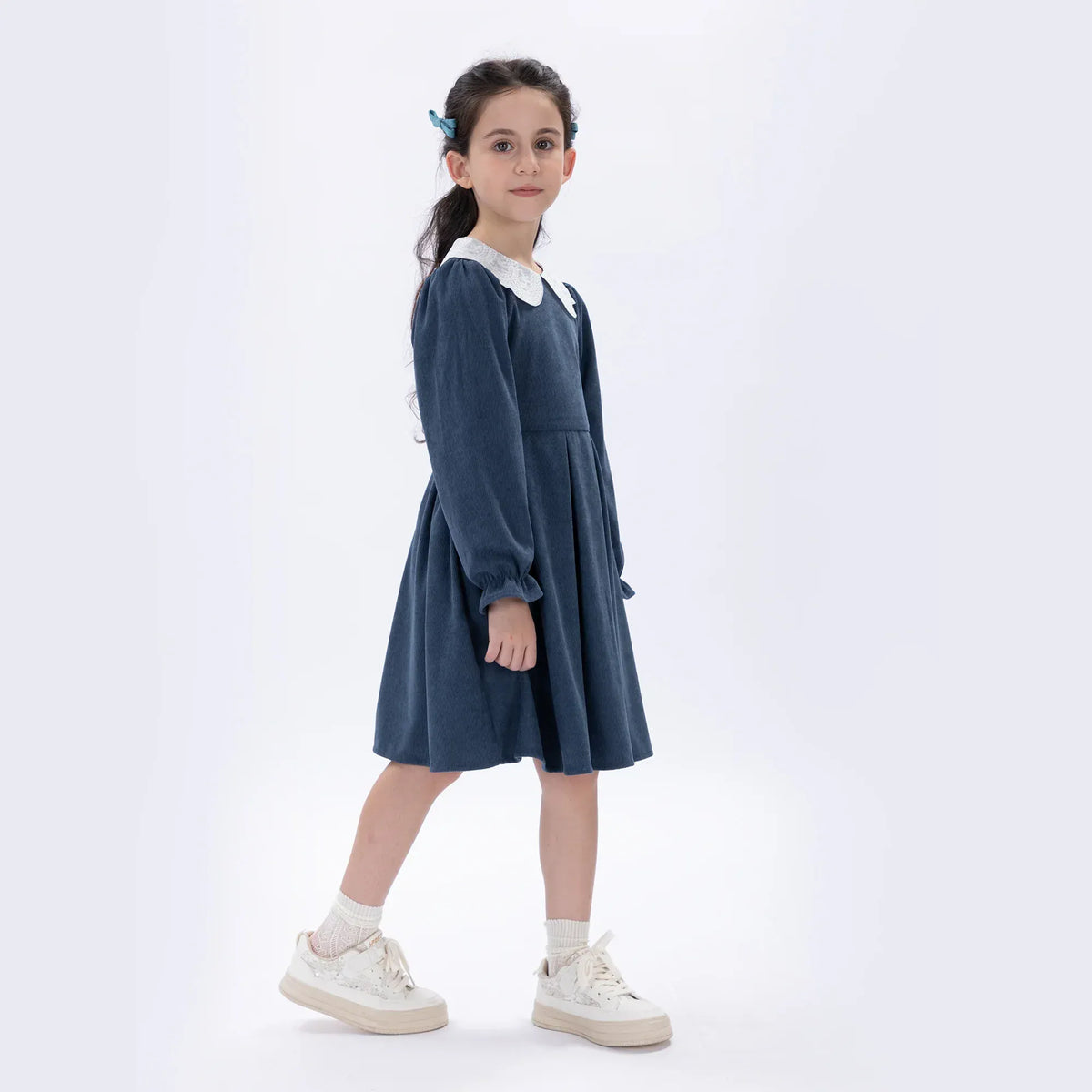 Casual Embroidery Dress for Girls Image