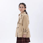 Casual Plain Jacket for Girls Image