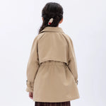 Casual Plain Jacket for Girls Image