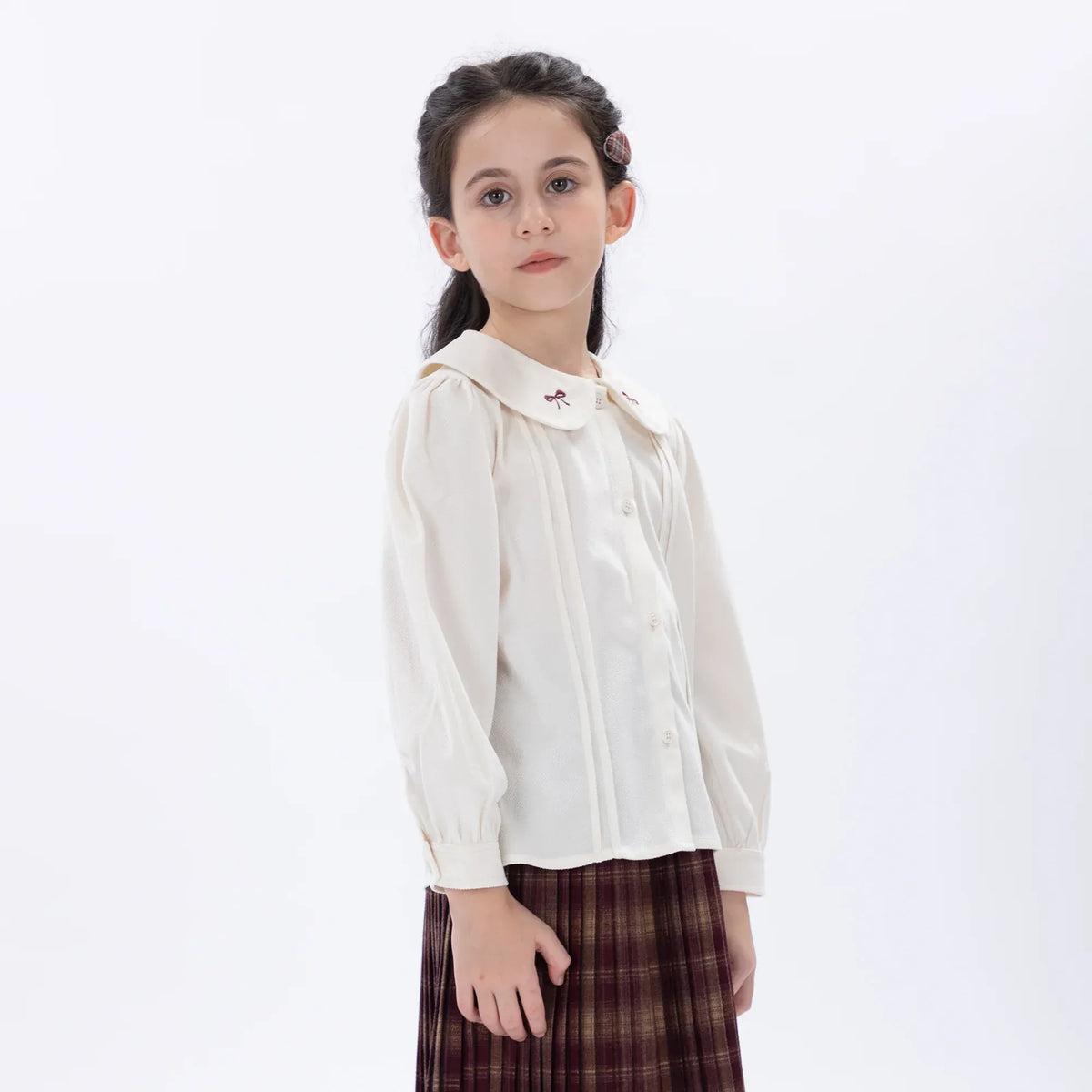 Casual Embroidery Shirt for Girls Image