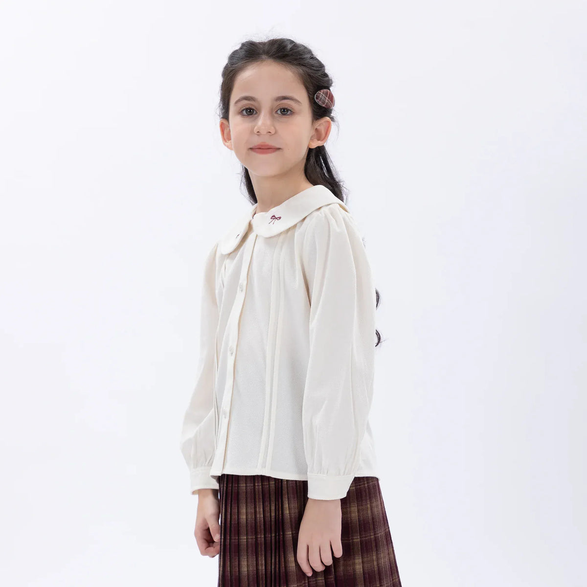 Casual Embroidery Shirt for Girls Image