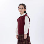 Casual Jacquard Waistcoat for Girls Image