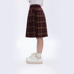 Casual Checked Skirt for Girls Image