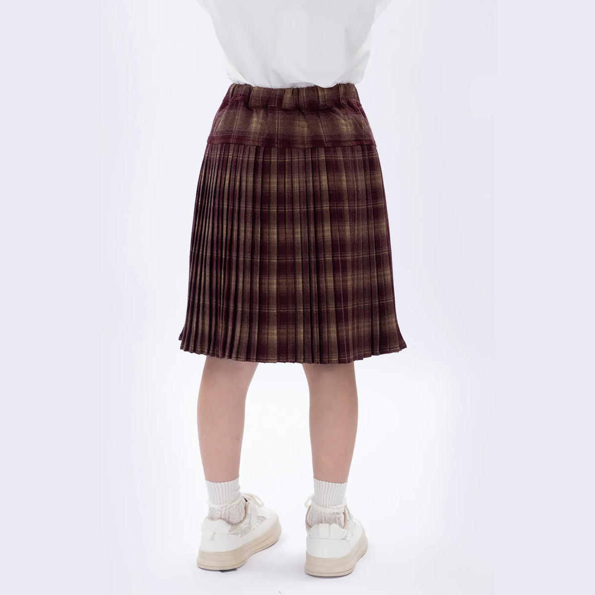 Casual Checked Skirt for Girls Image