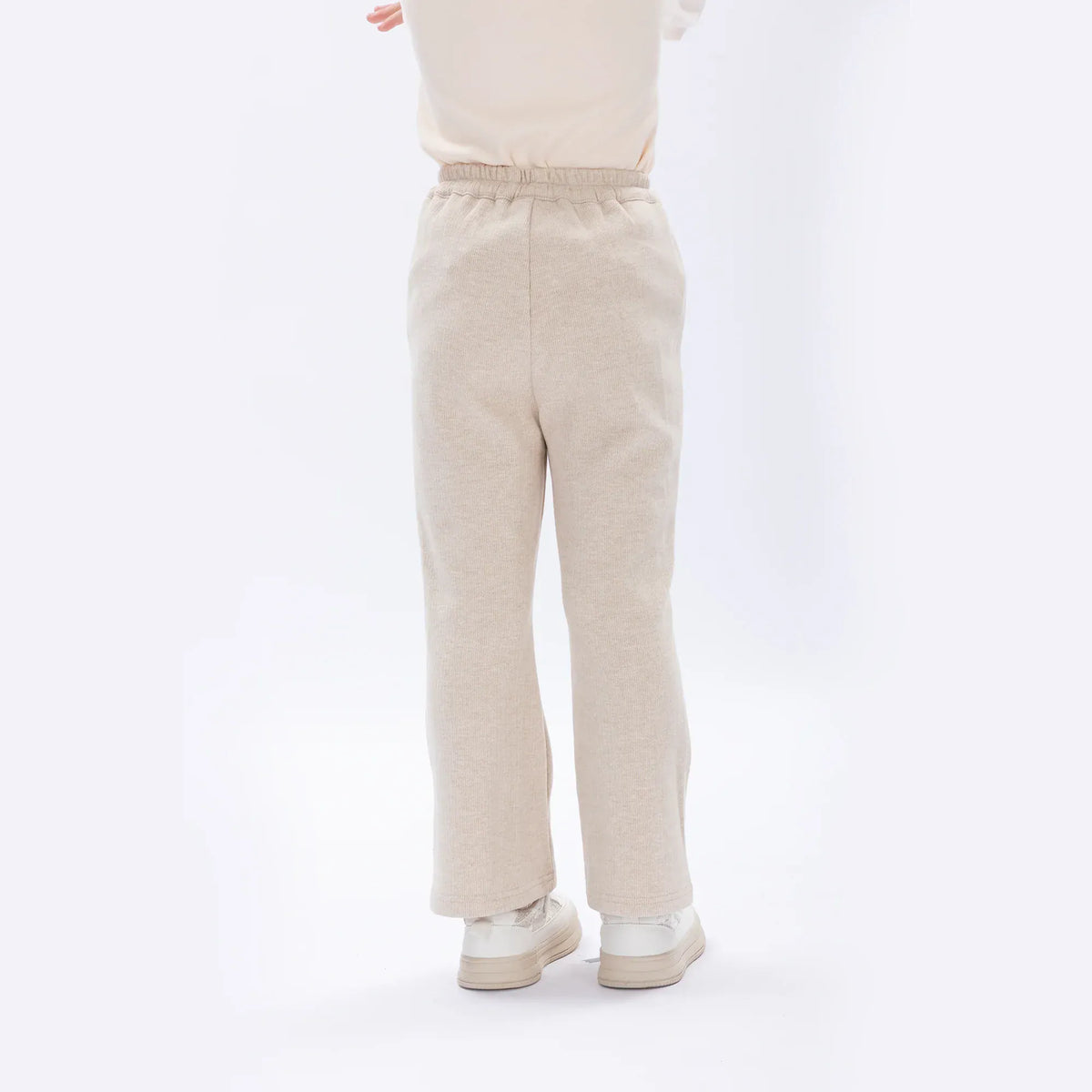 Casual Solid Pants for Girls Image