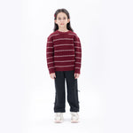 Black Casual Plain Pants for Girls Image