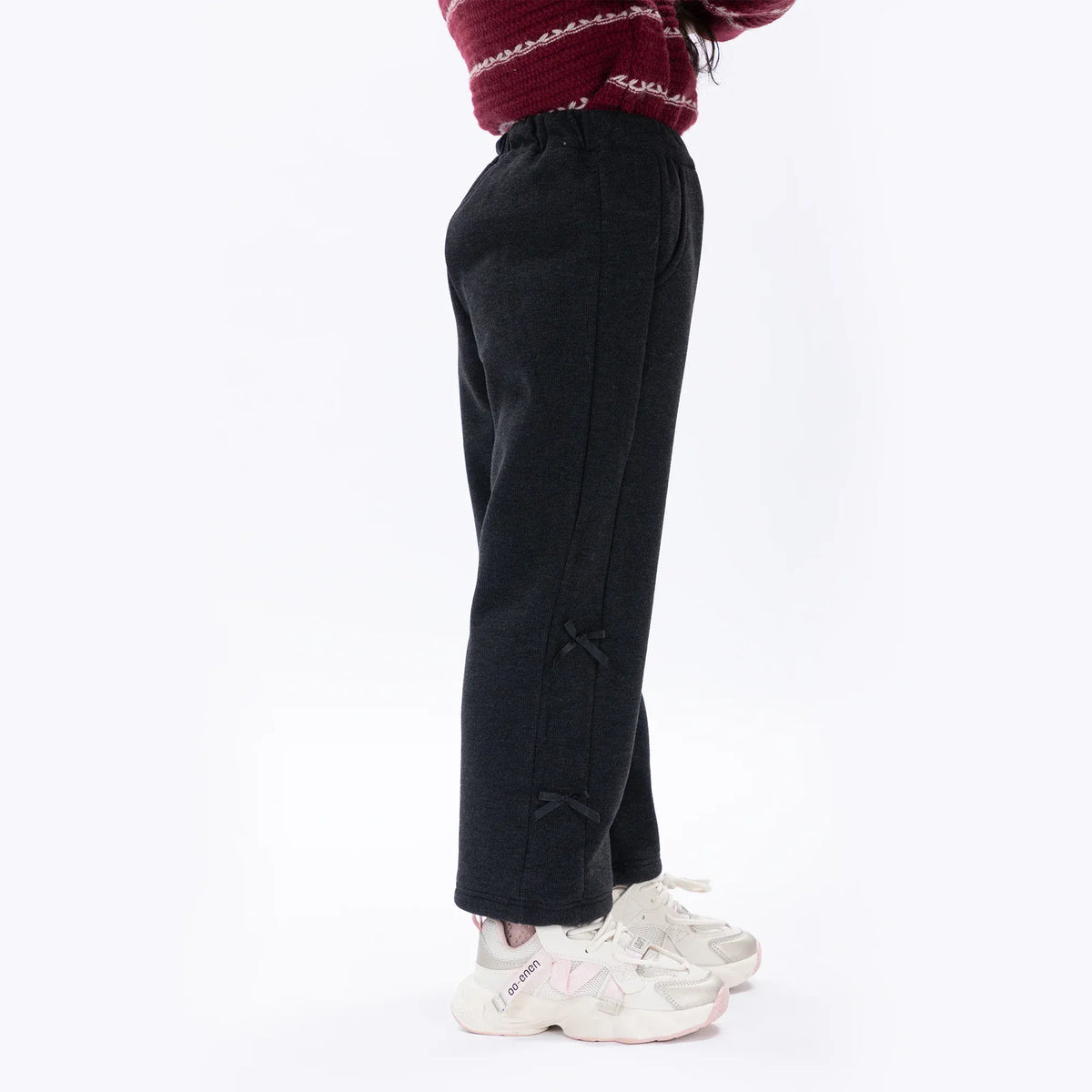 Casual Plain Pants for Girls Image