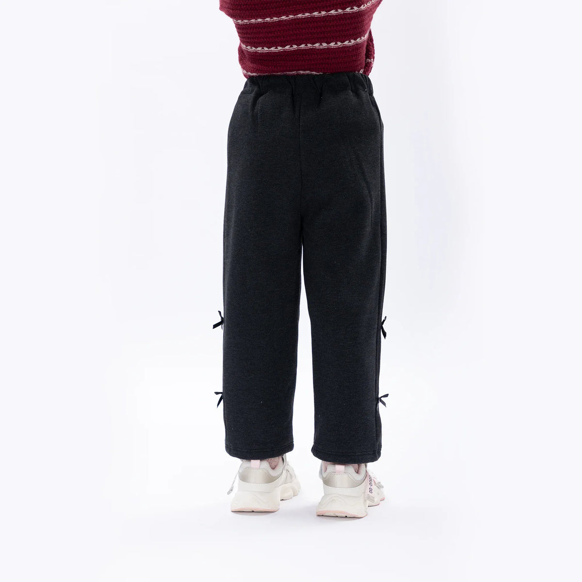 Casual Plain Pants for Girls Image