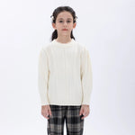 Casual Jacquard Sweater for Girls Image
