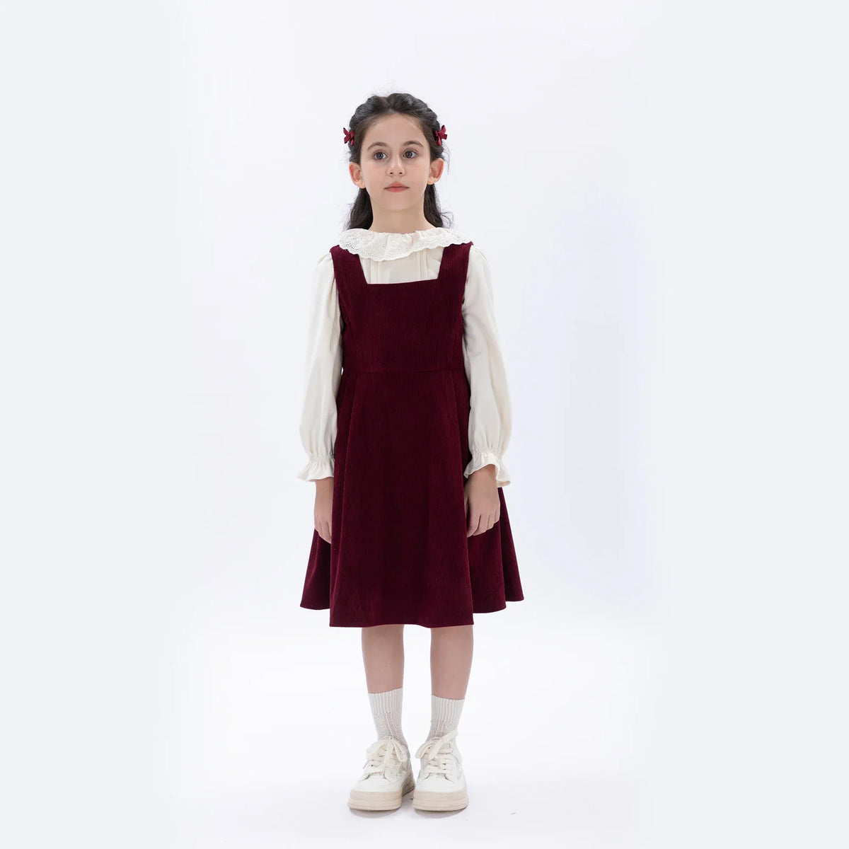 Beige Casual Floral Blouse for Girls Image