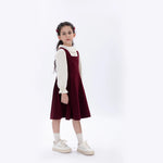 Casual Plain Dress for Girls Image