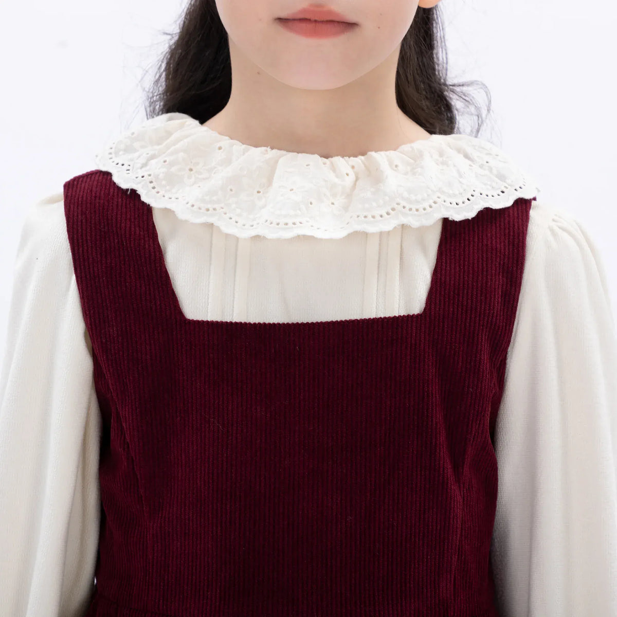 Casual Plain Dress for Girls Image