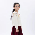 Casual Jacquard Sweater for Girls Image