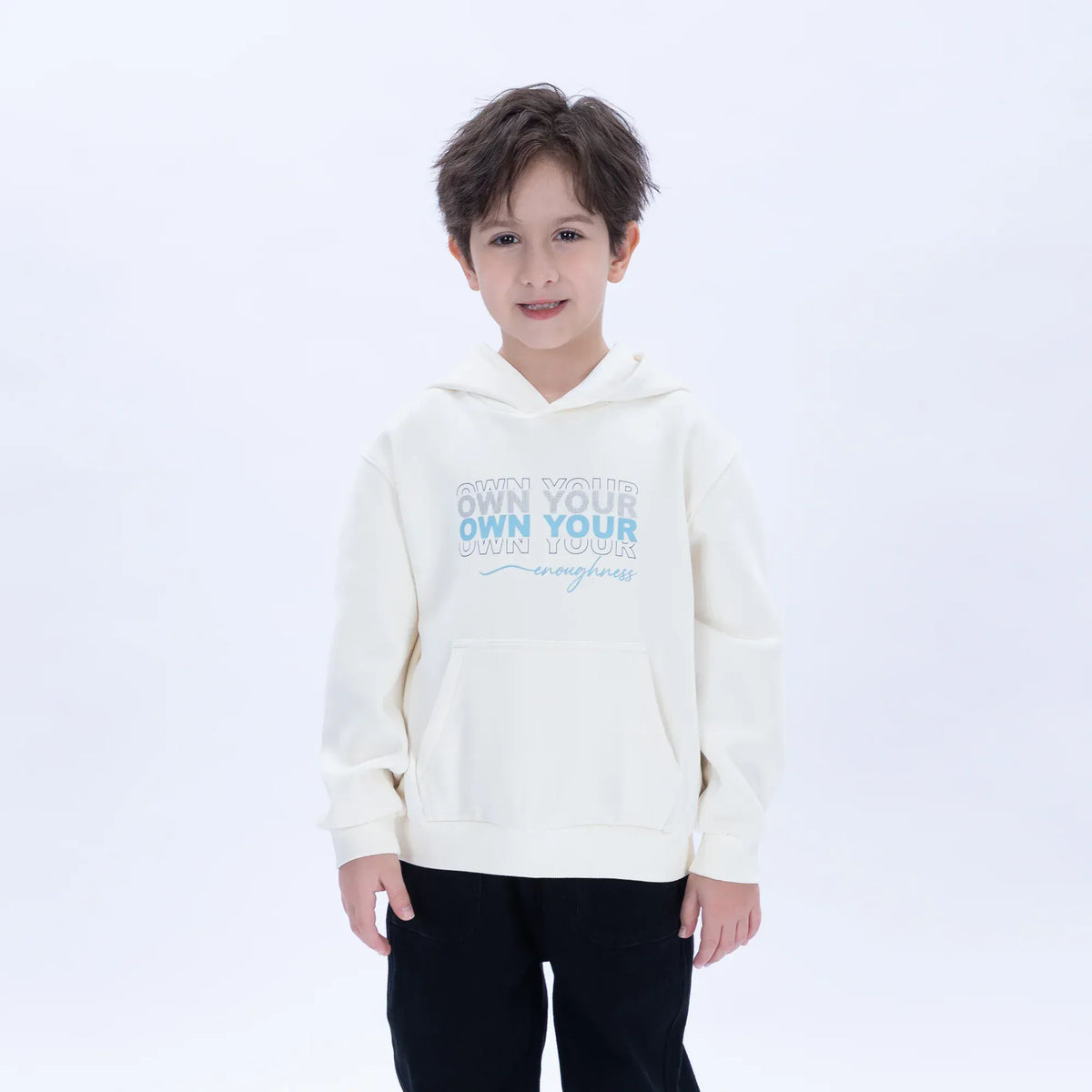 Casual Printed Hoodie for Boys Image
