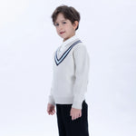 Casual Color-Blocked Sweater for Boys Image