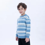 Casual Striped Sweater for Boys Image