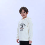 Casual Printed Hoodie for Boys Image