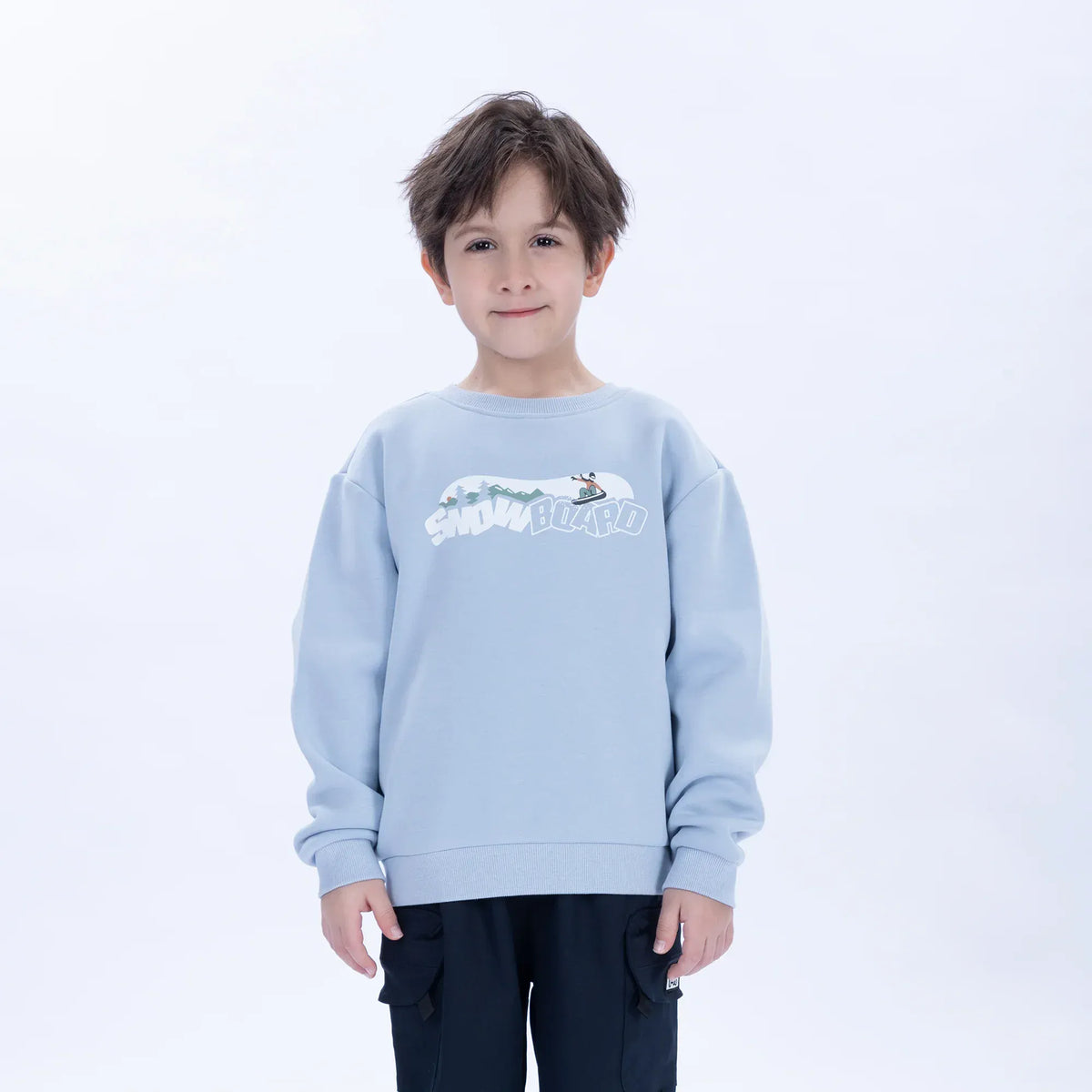 Casual Printed Sweatshirt for Boys Image