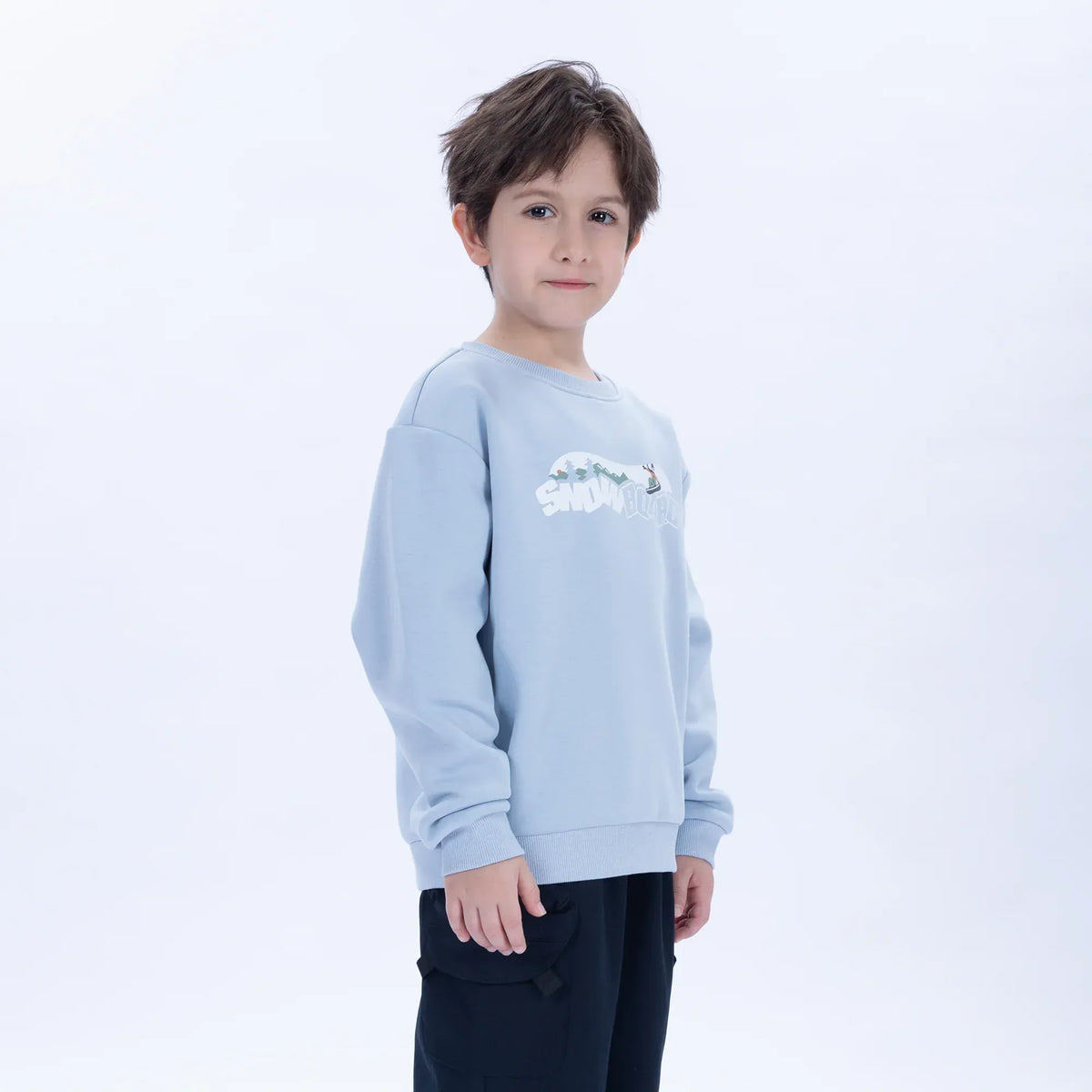 Casual Printed Sweatshirt for Boys Image