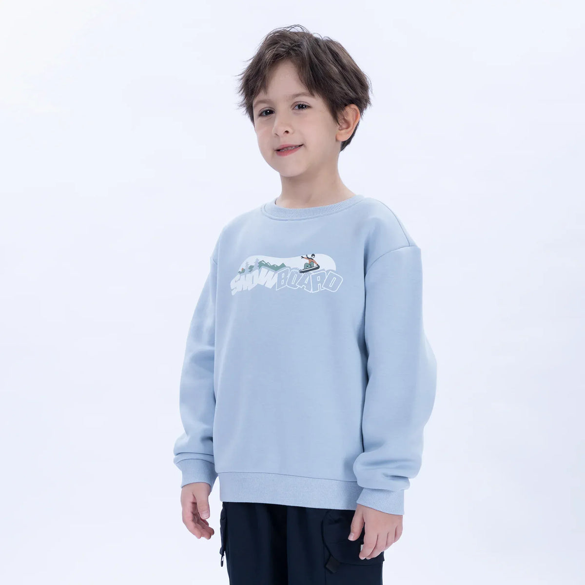 Casual Printed Sweatshirt for Boys Image