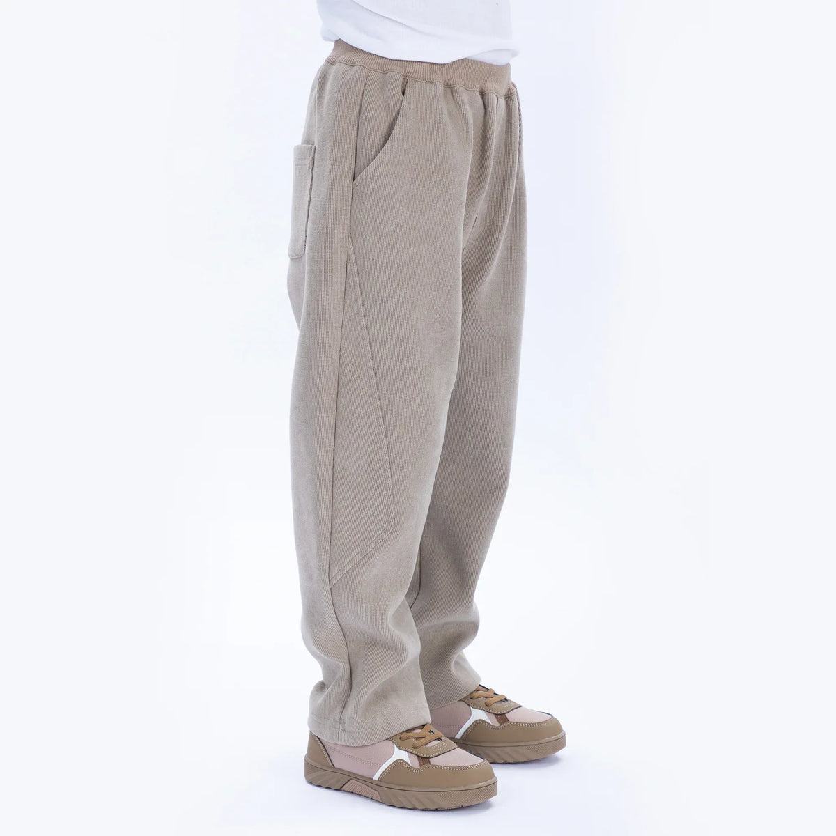 Casual Badge Pants for Boys Image