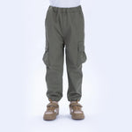 Casual Badge Pants for Boys Image
