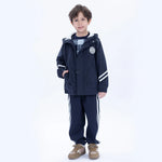 Navy Casual Badge Jacket for Boys Image