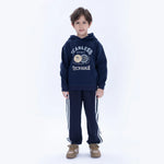 Navy Casual Embroidery Pants for Boys Image