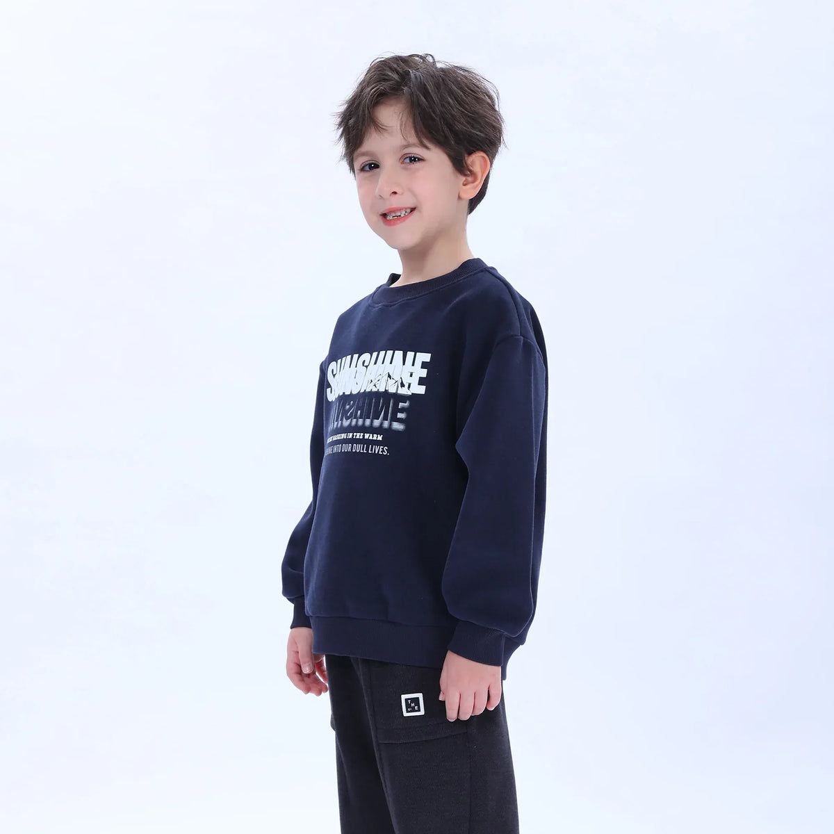 Casual Printed Sweatshirt for Boys Image