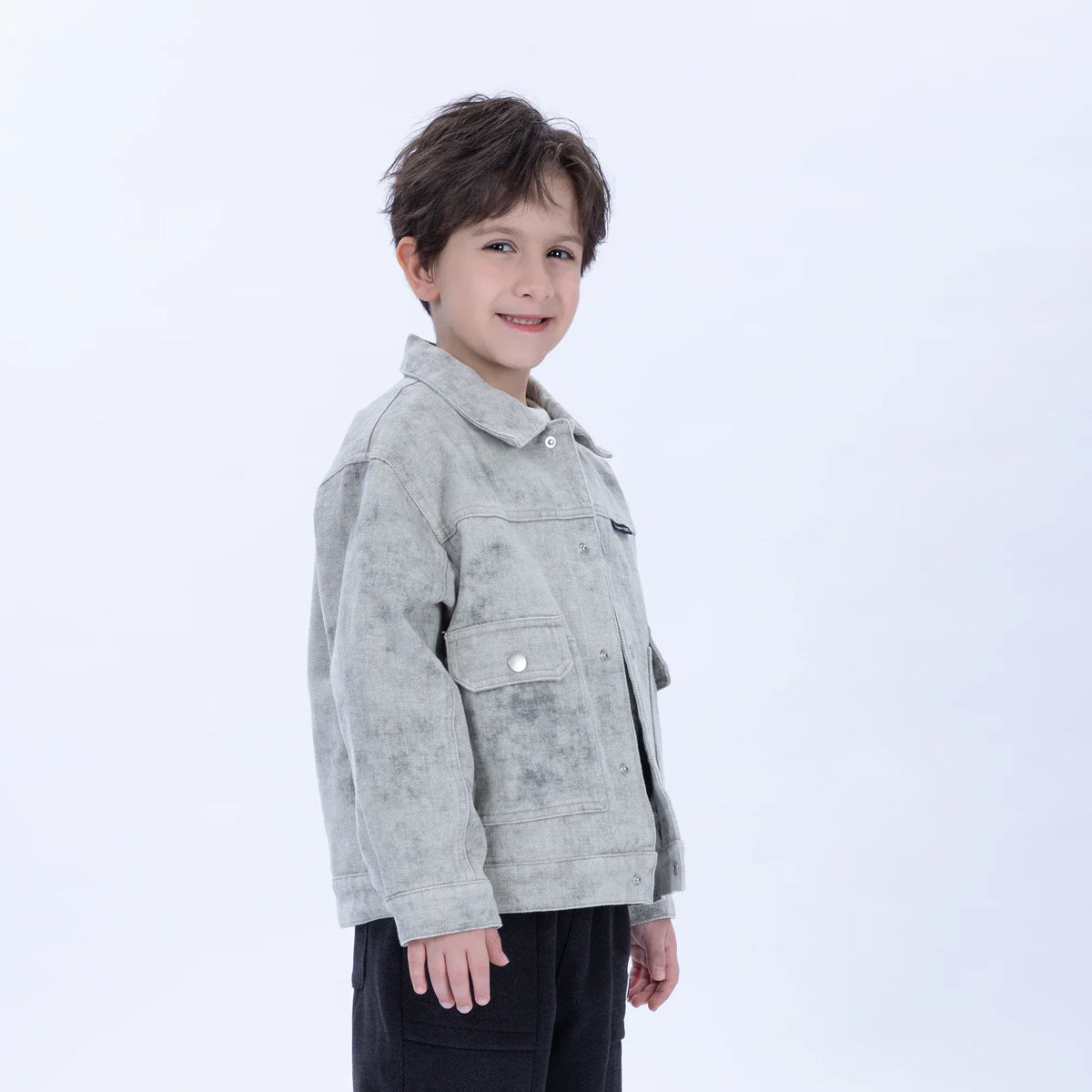 Casual Tie-Dye Jacket for Boys Image