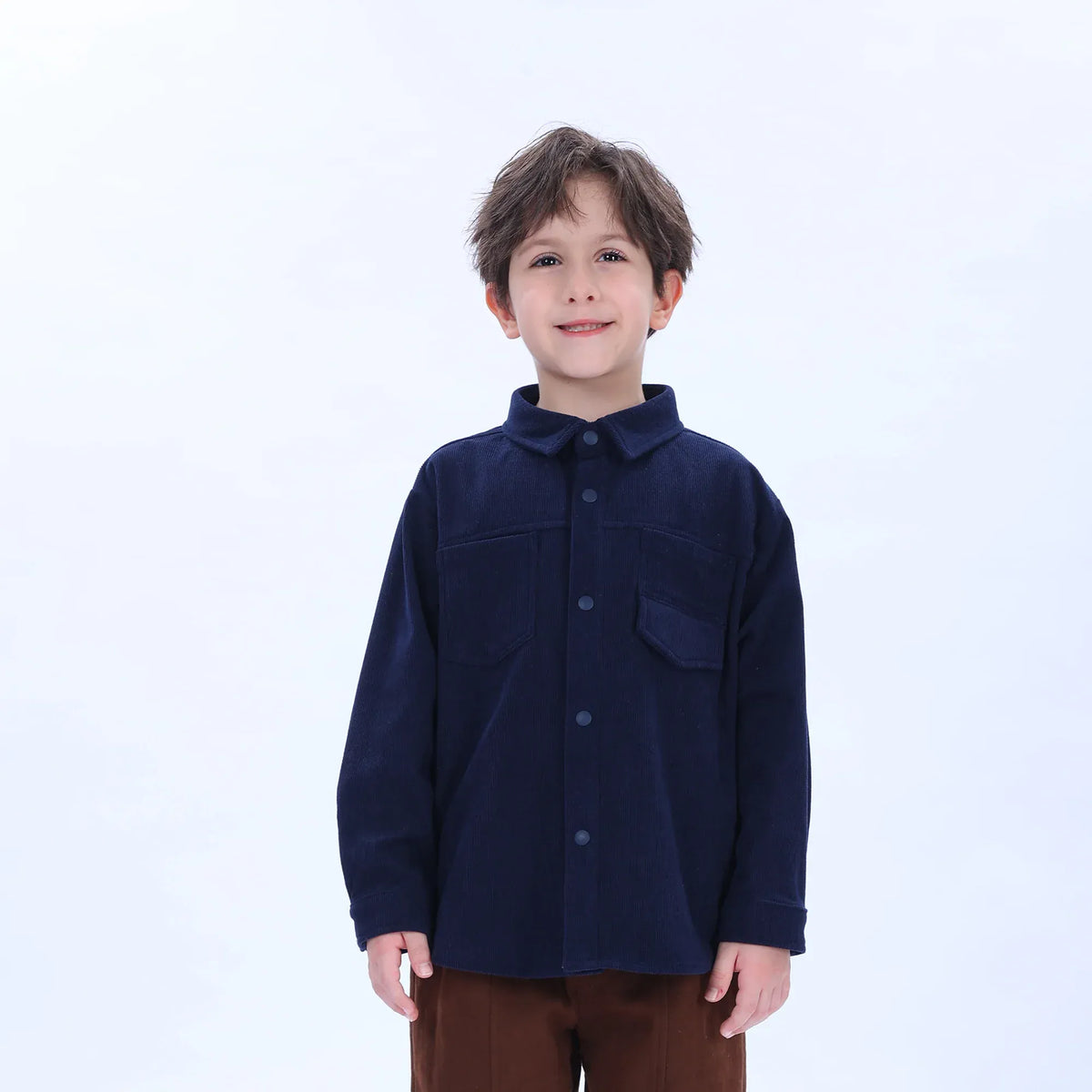 Casual Badge Shirt for Boys Image