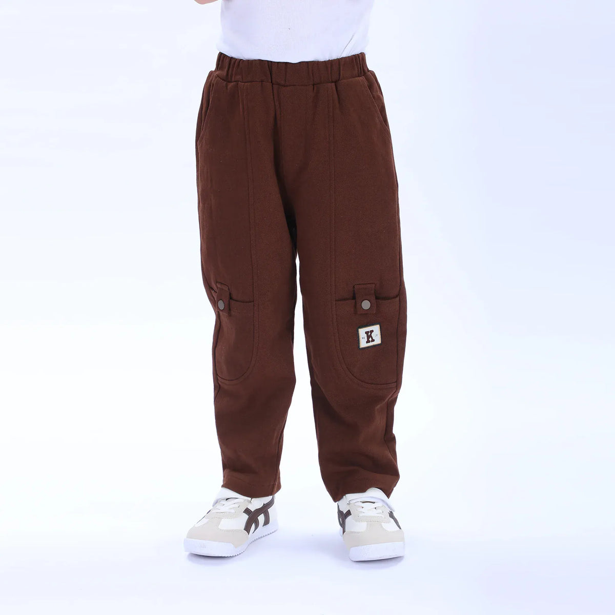 Casual Badge Pants for Boys Image