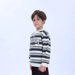 Casual Striped Sweatshirt for Boys Image
