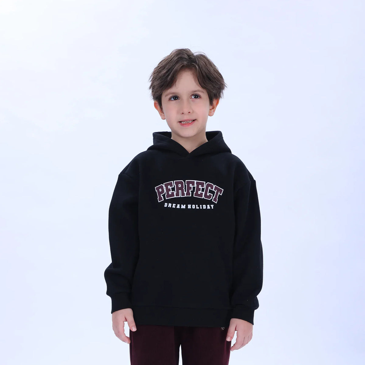 Casual Printed Hoodie for Boys Image