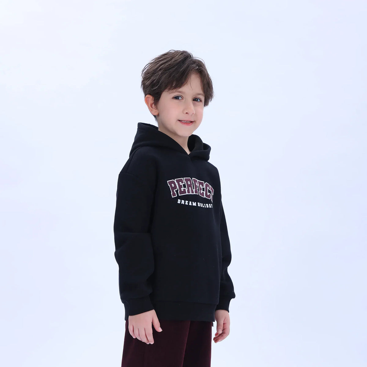 Casual Printed Hoodie for Boys Image