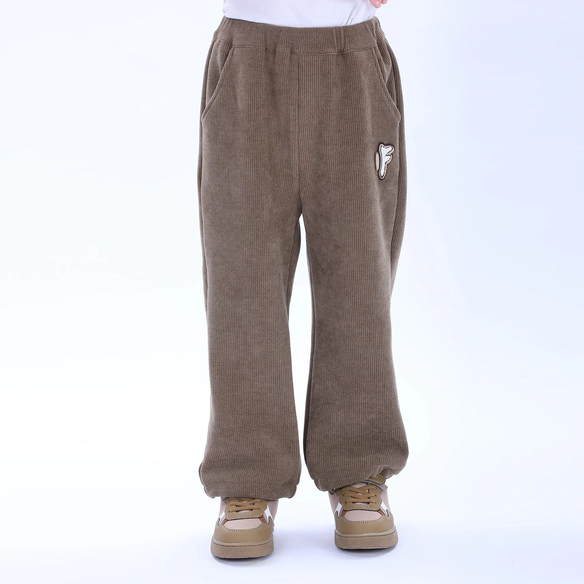 Casual Badge Pants for Boys Image