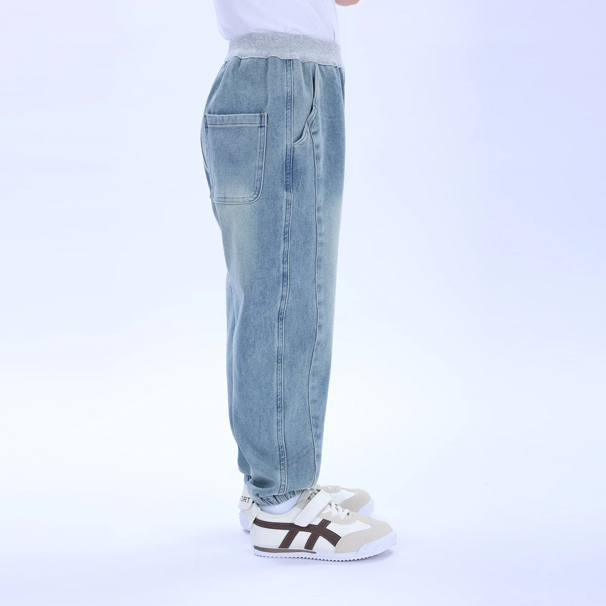 Casual Washed Jeans Pants for Boys Image
