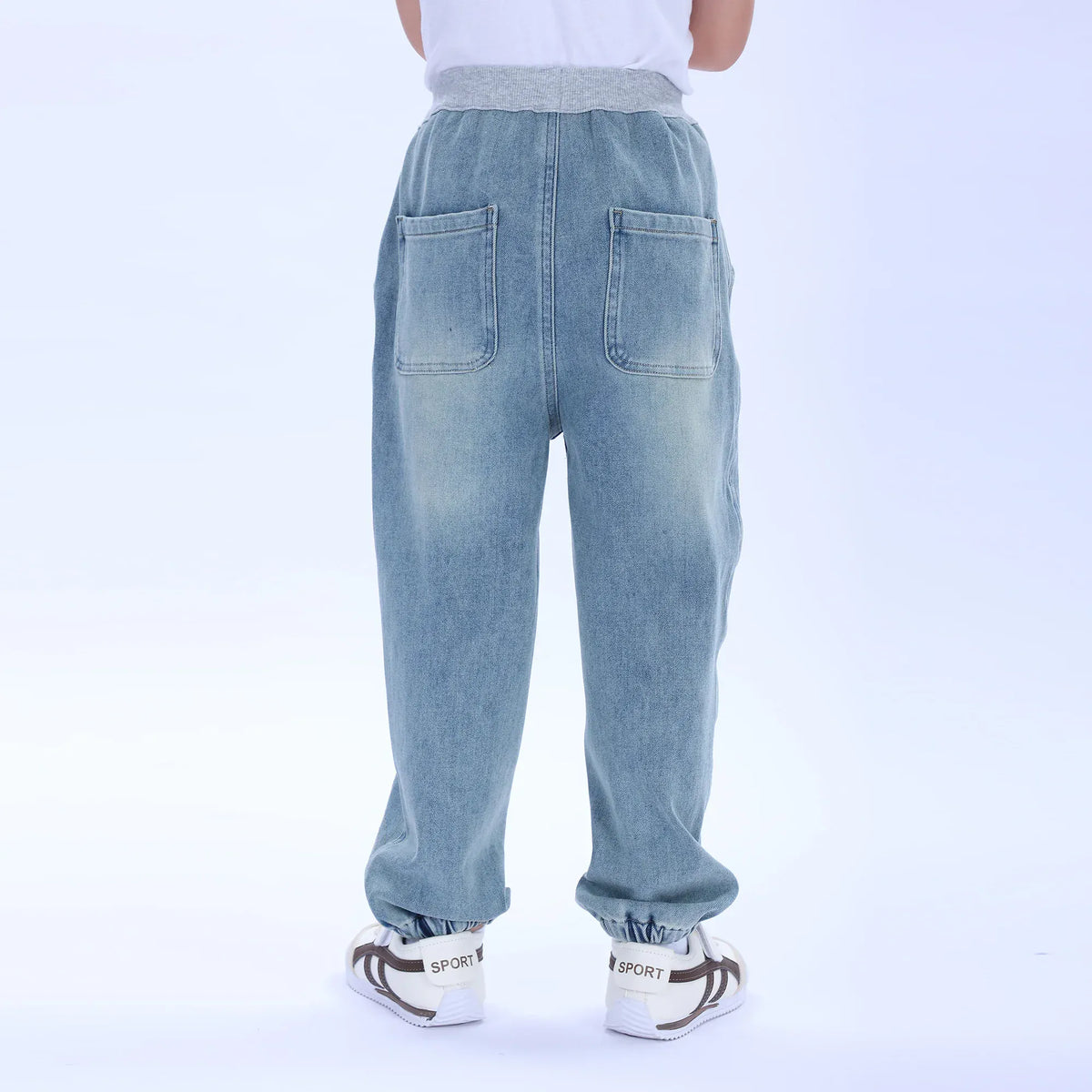 Casual Washed Jeans Pants for Boys Image