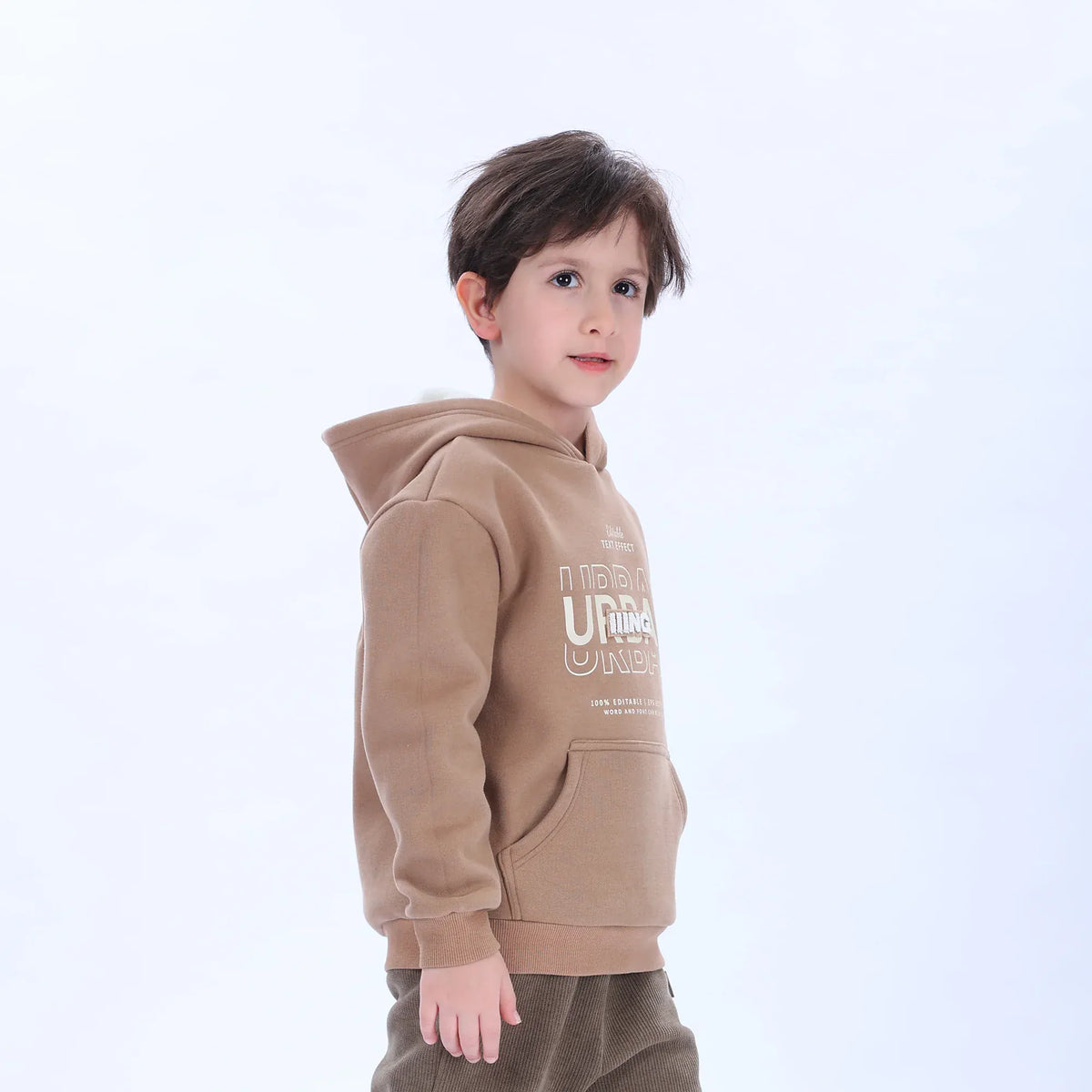 Casual Printed Hoodie for Boys Image