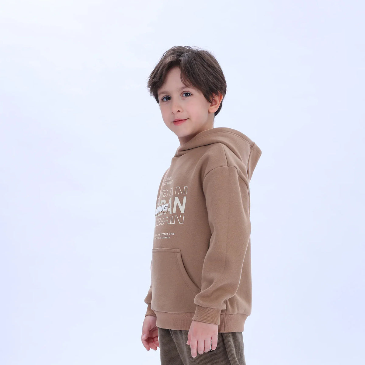 Casual Printed Hoodie for Boys Image