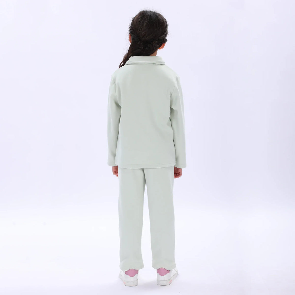 Plain Pajama Set-2Pc for Girls Image