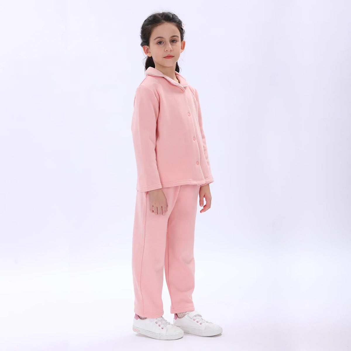 Plain Pajama Set-2Pc for Girls Image