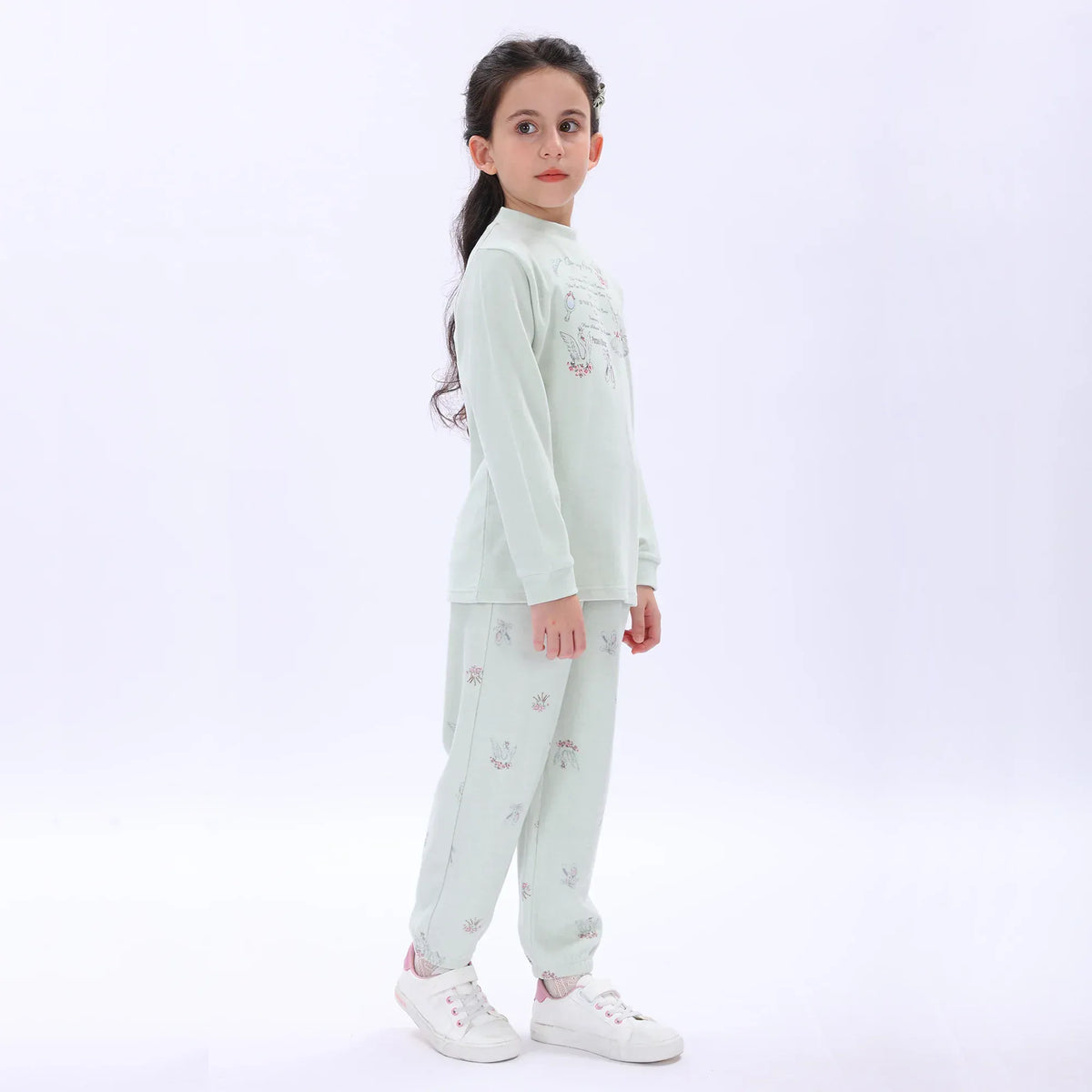 Printed Pajama Set-2Pc for Girls Image