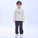Beige Dark Grey Pajama Set-2Pc for Boys Image