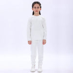 White Plain Thermal Set-2Pc for Girls Image
