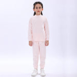 Pink Plain Thermal Set-2Pc for Girls Image