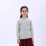 Casual Printed Sweater for Girls Image