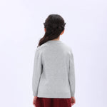 Casual Printed Sweater for Girls Image