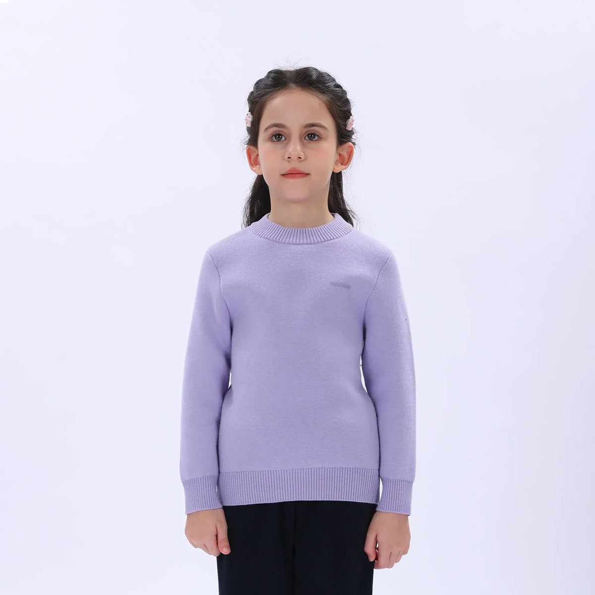 Casual Printed Sweater for Girls Image